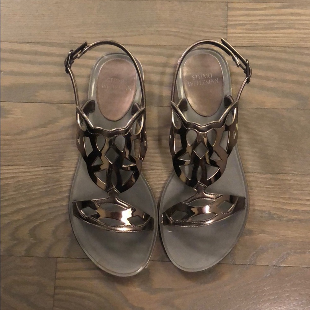 Stuart Weitzman Metallic sandals